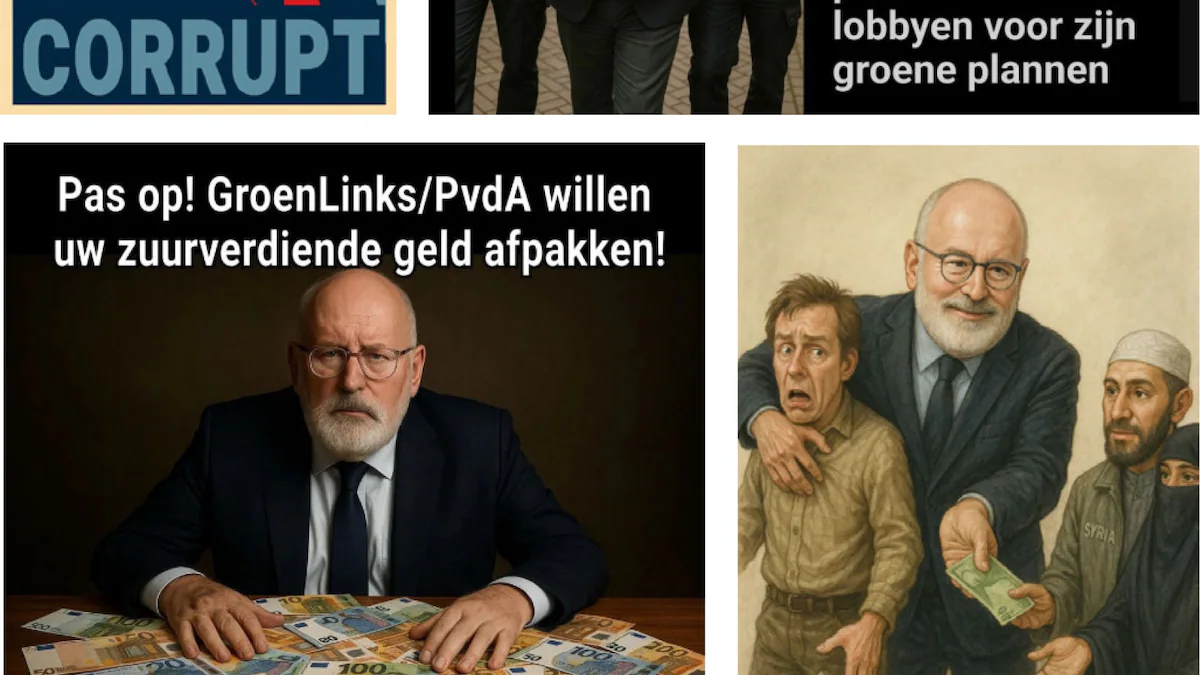 Hate propaganda of Frans Timmermans.